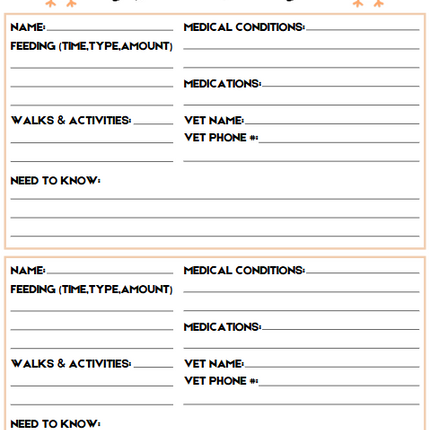 Babysitter Binder | 17-Page Editable Canva Template
