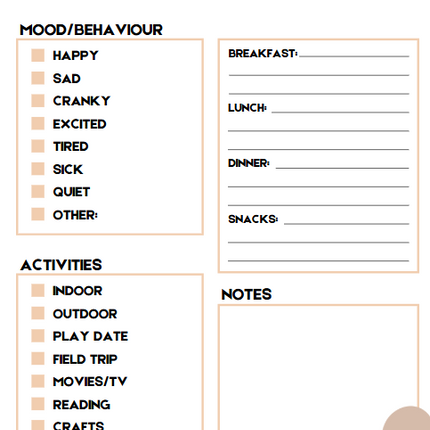 Babysitter Binder | 17-Page Editable Canva Template