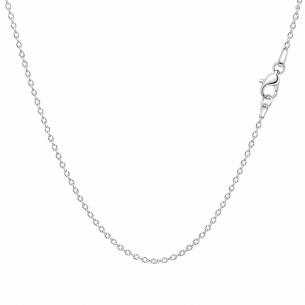 Sterling Silver Cable Chain Necklace 2.3mm | Lobster Clasp | Custom Length Minimal Chain