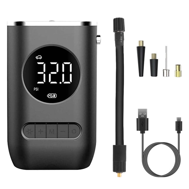 Car Tire Inflator Pump Portable 150 PSI with LED Light