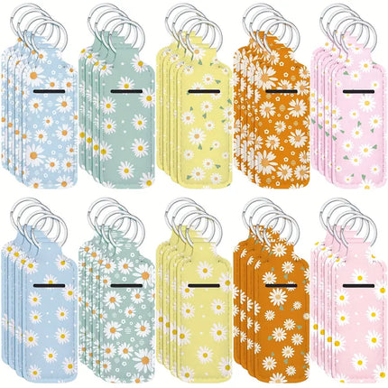 Floral Chapstick Keyring – 4” – Assorted Designs