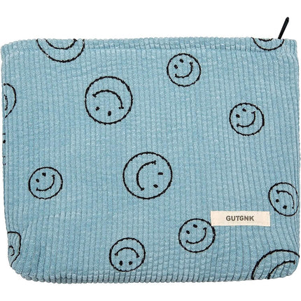 Chic Corduroy Travel Pouch for Women