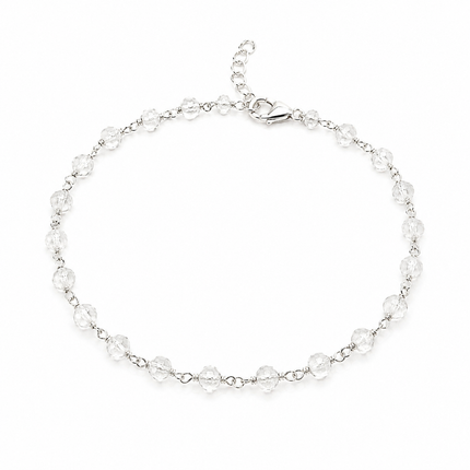 Quartz Gemstone Wire Wrapped Bracelet