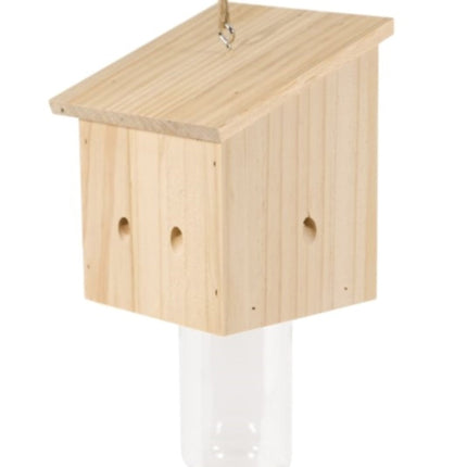Durable Outdoor Carpenter Bee Trap – Pine Wood, Eco-Friendly, Hanging or Mounting, Multiple Styles