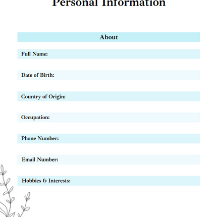 End-of-Life Planner | 35-Page Editable Canva Template