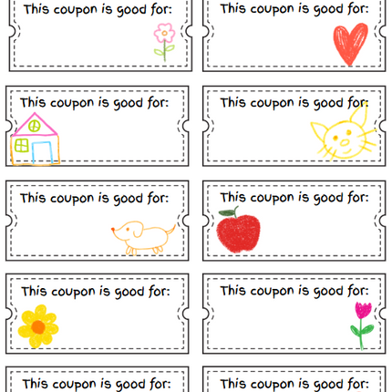 Grandma Coupon Book Printable – Mother’s Day Gift from Kids – Editable Canva Template