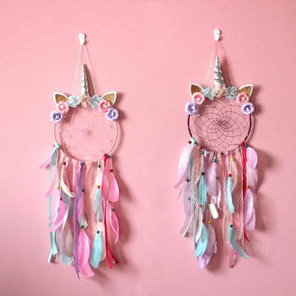 Handmade Feather Dream Catcher Wall Hanging Decoration