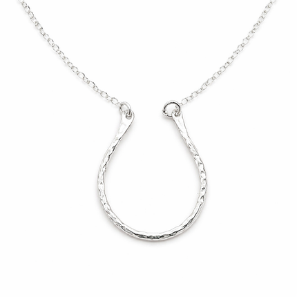 Horseshoe Necklace – Sterling Silver Lucky Charm Jewelry
