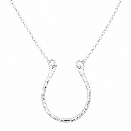 Horseshoe Necklace – Sterling Silver Lucky Charm Jewelry