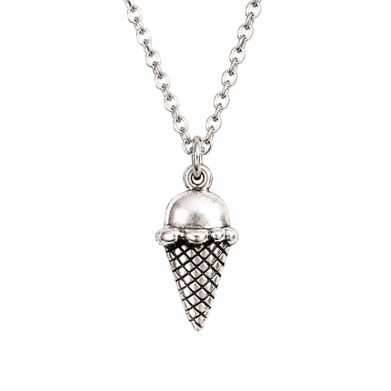 Sterling Silver Ice Cream Necklace