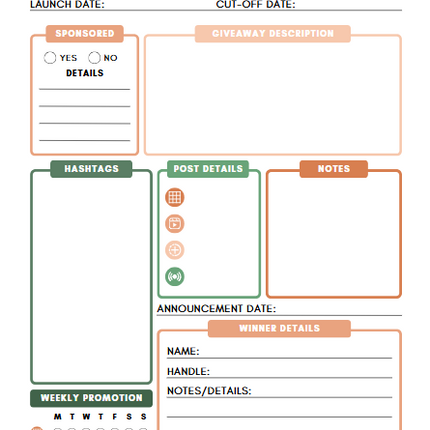 Instagram Planner | 34-Page Canva Template