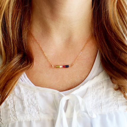Custom Birthstone Necklace