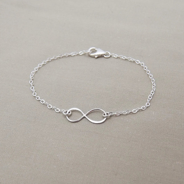 Sterling Silver Infinity Bracelet – Simple & Minimal Everyday Jewelry