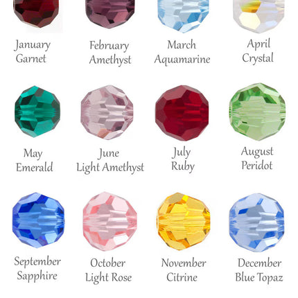 Flamingo Necklace – Sterling Silver with Birthstone & Initial Charm