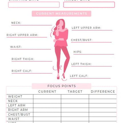 Ultimate Fitness & Health Planner | 64 Pages