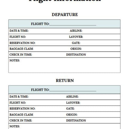 Ultimate Travel Planner | 33 Pages | Printable & Editable