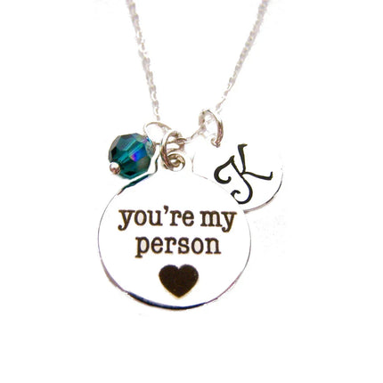 You're My Person Personalized Sterling Silver Necklace