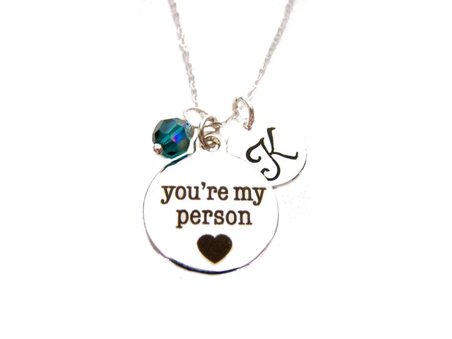 You're My Person Personalized Sterling Silver Necklace