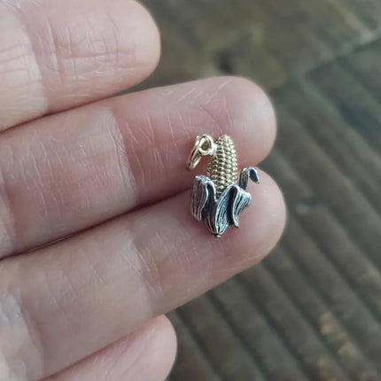 Mixed Metal Corn Necklace