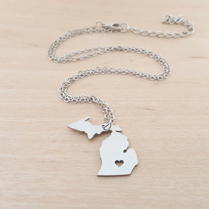 Michigan State Necklace