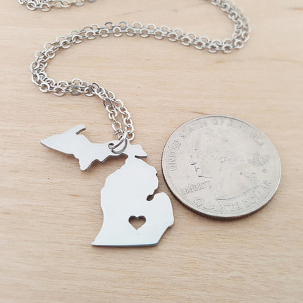 Michigan State Necklace