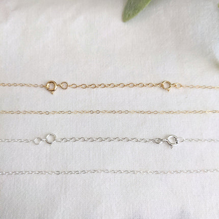 Chain Extender – Gold Filled or Sterling Silver Necklace Extender