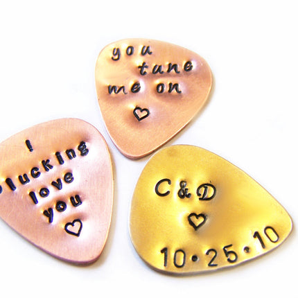 I Plucking Love You  Guitar Pick / Gift for Him