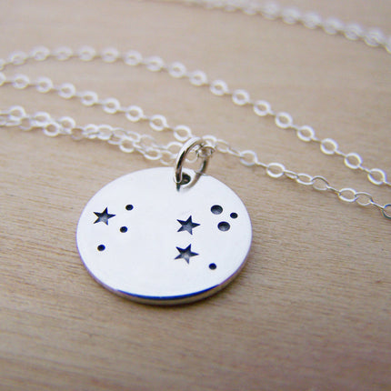 Leo Constellation Sterling Silver Necklace