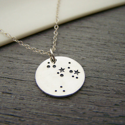 Sagittarius Constellation Sterling Silver Necklace