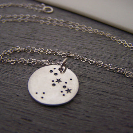 Sagittarius Constellation Sterling Silver Necklace
