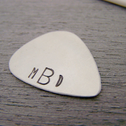 Monogrammed Initial Personalized Guitar Pick / Gift for Him / Gift for Dad / Musician Gift