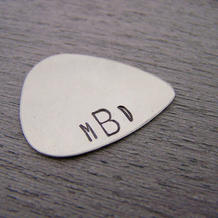 Monogrammed Initial Personalized Guitar Pick / Gift for Him / Gift for Dad / Musician Gift