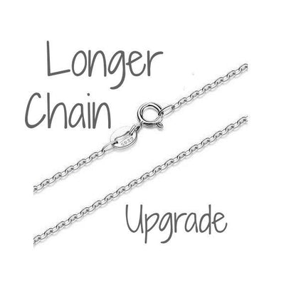 Longer Chain Upgrade - Sterling Silver Chain - Choose Your Length