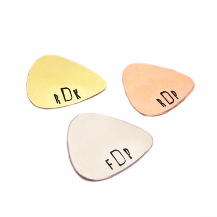 Hand Stamped Guitar Pick