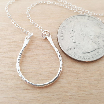 Horseshoe Necklace – Sterling Silver Lucky Charm Jewelry