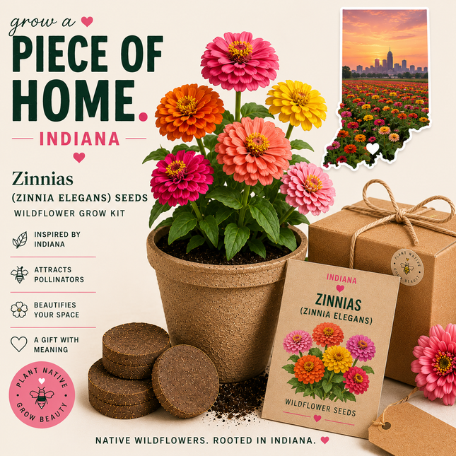 Indiana Zinnia Grow Kit