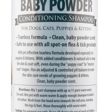 Jeffers Pet Baby Powder Tearless Conditioning Shampoo for Puppies and Kittens