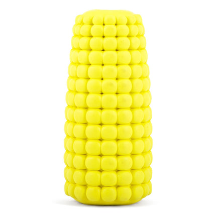 Jeffers Corn Cob Natural Rubber Stuffable Treat Dispenser Dog Dental Chew Toy