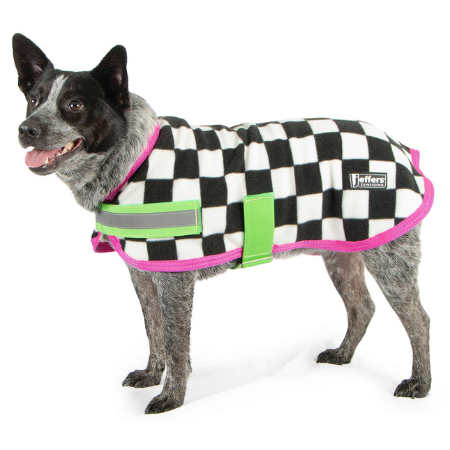 Jeffers Expression Moisture-Wicking Fleece Dog Coat