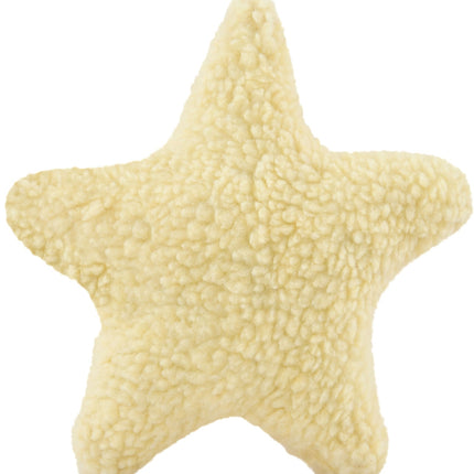 Jeffers Fuzzy Shapes Squeaker Dog Toys, Natural Color, Star/Man/Bone