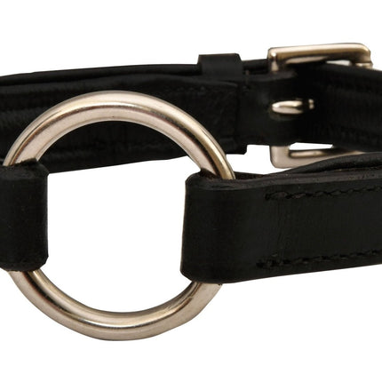 Jeffers Premium Padded Black Leather Dog Collars