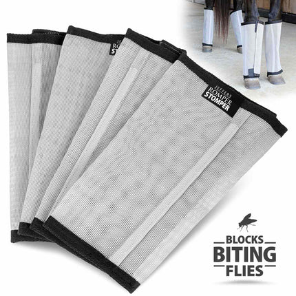 Jeffers Romper Stomper "Stomp-Free" Fly Boots for Horses, 4 pack