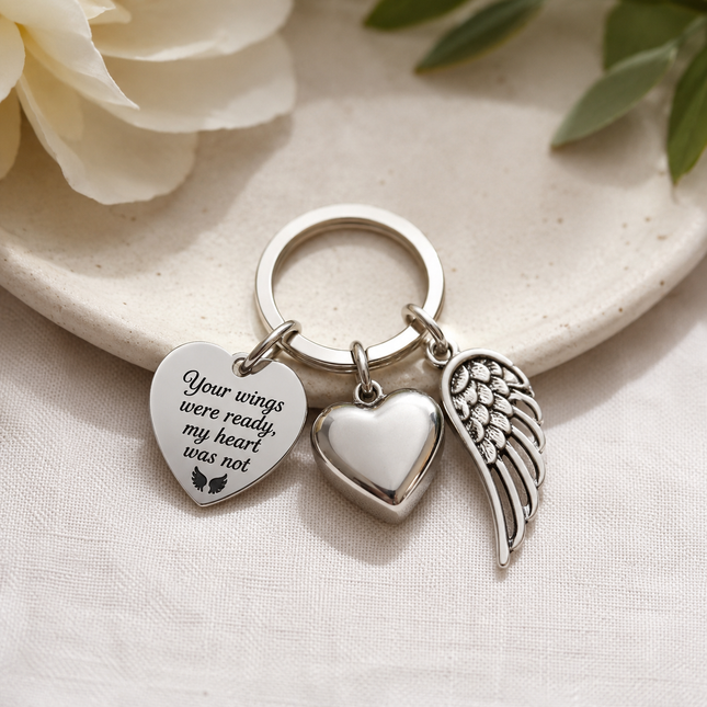 Memorial Cremation Ashes Keychain
