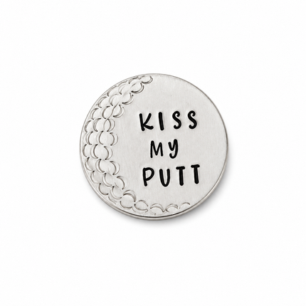 Kiss My Putt Golf Ball Marker