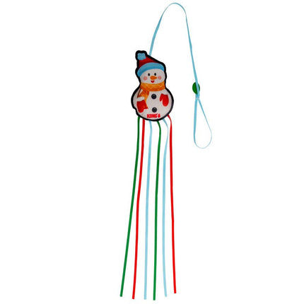 KONG Holiday Snowman Teaser Catnip Cat Toy