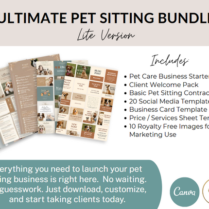 Ultimate Pet Sitting Bundle – Lite Version