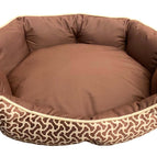 Deep Taupe & Vanilla Ice / Large