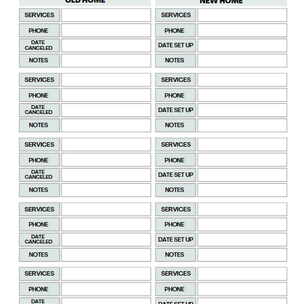 Ultimate Moving Planner – 35-Page Editable Canva Template