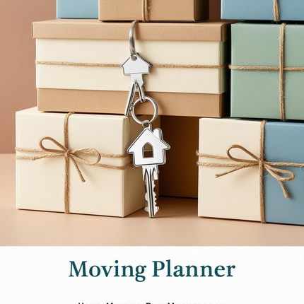 Ultimate Moving Planner – 35-Page Editable Canva Template