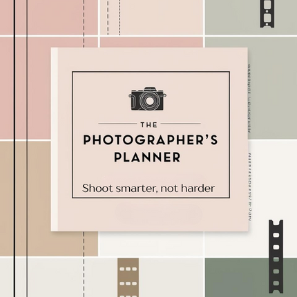 Photography Business Planner | 50+ Page Canva Template